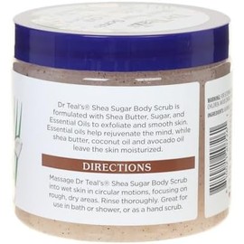 Dr. Teals Shea Sugar Scrub Coconut Oil 19 Ounce Jar