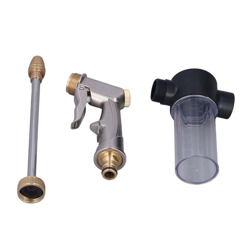 High Pressure Water Gun Garden Hose Wand Nozzle Sprayer Foam