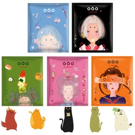 TASOGARE Drip Coffee Seasonal Set, Variety Bag, Large Capacity, 5 Types x 10 Bags, 50 P (Four Seasons Set)