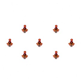 Comet Busters Beautiful Maroon Bindis With Stone (BIN818)