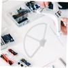 FELTECHELECTR 4pcs White Quick Release Propeller Guards for Protective Bumpers