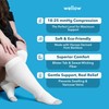 Wellow Wide Calf Compression Socks for Men & Women, 18-25