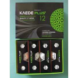 KAEDE PLUS Urethane Cover, Golf Balls, 1 Dozen Soft Distance (Pack of 12)