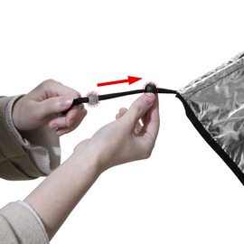 Tydeux Protective Telescope Cover with Fixing Strap Diameter 30.1" Protective Astronomical Telescope Cover Dust Cover for indoor or Outdoor Use