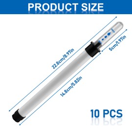 VEGOATY 10 Stück Wasserstandsanzeiger Pflanzen 22 cm，Gießanzeiger Pflanzen Wasserstandsanzeiger für Blumenkästen Pflanzen Hydrokultur Blumenkästen Topfpflanzen alle Pflanzen und Böden