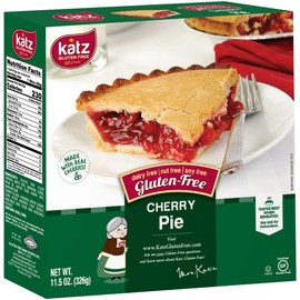 Katz Gluten Free Personal Size Cherry Pie | Dairy Free, Nut Free, Soy Free, Gluten Free | Kosher (3 Packs of 1 Pie, 11.5 Ounce Each)