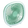 Desktop Fan Power Adjustable Low Noise Rechargeable Mini Portable Vertical