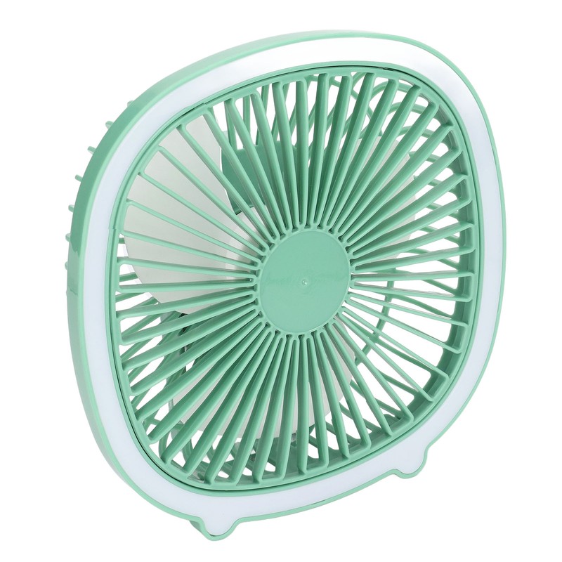 Desktop Fan Power Adjustable Low Noise Rechargeable Mini Portable Vertical