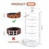 Oubou Belt Organizer, 5-Tier Acrylic Belt Storage & Holder for