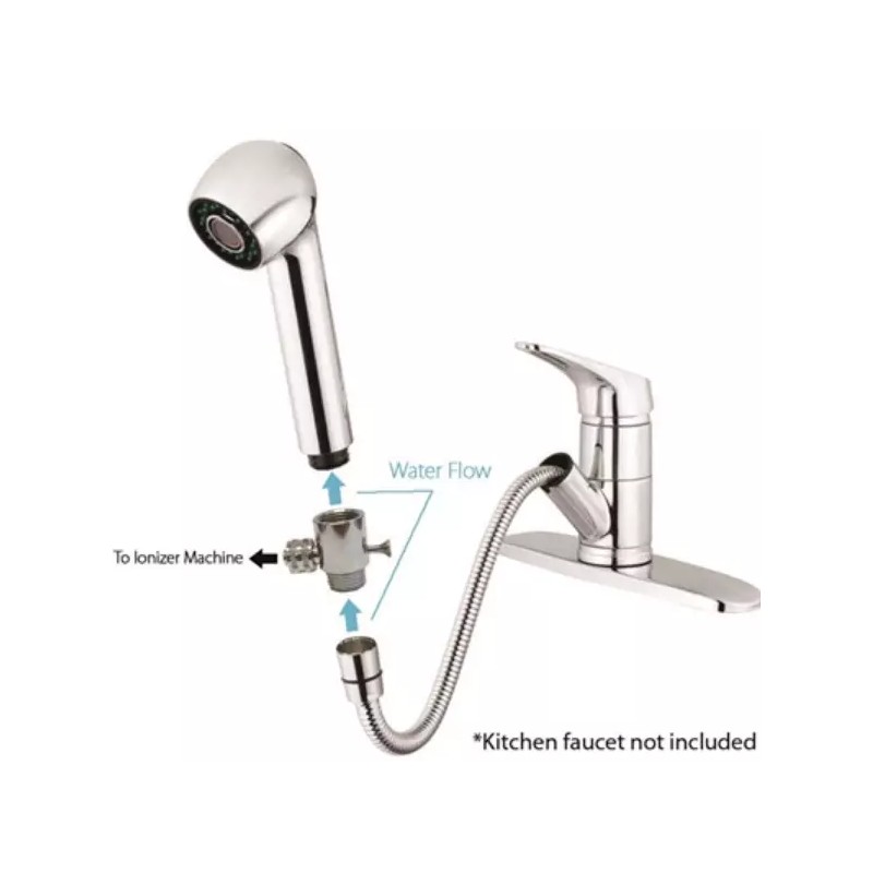Enagic Kangen Leveluk Inline Diverter for Pull-Out Nozzle Faucets Shower