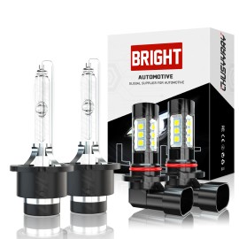 CHUSYYRAY For Lexus RX350 07-09 frente HID faros de alta/baja haz niebla luz 4 × bombillas