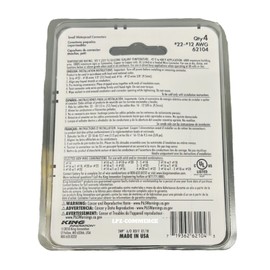DryConn Aqua/Orange Waterproof Wire Connectors (4-Pack)
