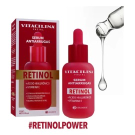 Vitacilina Sérum Antiarrugas Facial Retinol Ácido Hialurónico 30ml