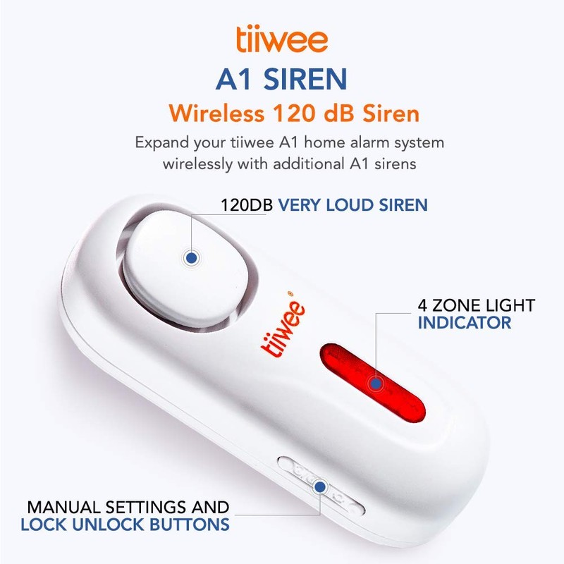 tiiwee A1 Alarm Sirene für das tiiwee Home Alarm System