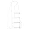 Bed Ladder Assist Luminous Portable Universal Handle Grip White Bed