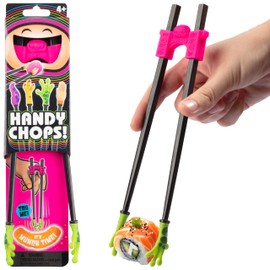 Hog Wild Handy Chops Playful Snack Utensils - Frog - Transform Mealtime with Fun & Sophisticated Food-Safe Designs, Enjoy Snacks & Meals in Style - Easy-to-Use & Clean - Ages 4+