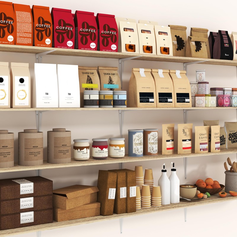 20 Pack Shelf Brackets 10 Inch, White Metal Brackets for