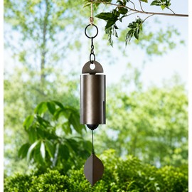 Vintage Metal Wind Chime for Outdoor Garden Decor – Deep Resonance Bell Design for Courtyard and Home Spaces