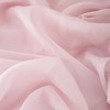 CHUQING Chiffon Table Runner,27 x 118 inch, Pink, Thin Decorative