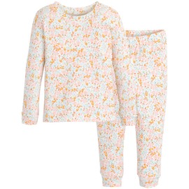 moimoln Flower Soft Cotton Modal Baby Toddler Girls Snug fit Pjs Daily Long Sleepwear Bella 3T
