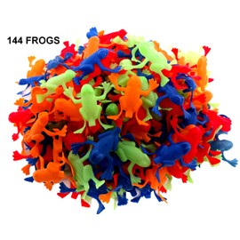 Multicolored Leaping Frogs (144 Piece)