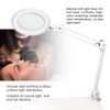 5X Magnifying Glass Led Ring Lamp, Foldable Clip-On Beauty Lamp,