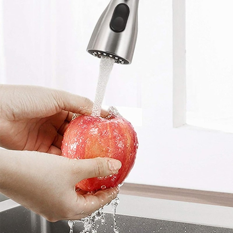 Pull Down Kitchen Faucet Head Replacement, 3-Function Kitchen Faucet Head