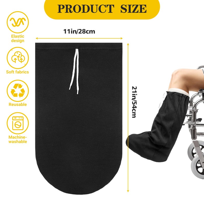 Max Shape Washable Leg Cast Cover, Adjustable Knee Sock for