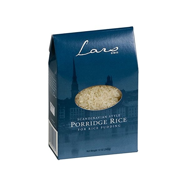 Lars Own Scandinavian Style Porridge Rice for Rice Pudding. (Porridge Rice, 2 Boxes)