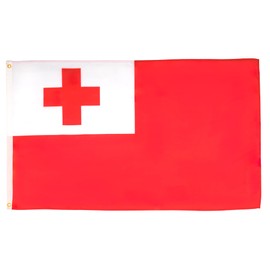 AZ FLAG - Tonga Flag - 2x3 Ft - 100D Polyester Tongan Banner with Two Metal Grommets - Fade Resistant - Vivid Colors - 2' x 3' Feet - 90x60 Cm