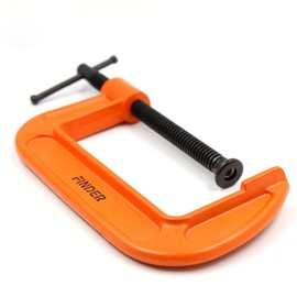 C Clamp, Premium Heavy Thicken Clamps for Woodworking with Carbon Steel Rod, G Clamp Heavy Duty Clamps for Most DIY, Woodworking and Household Clamping Projects