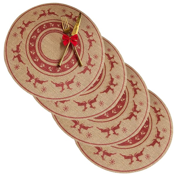 Cotton and Linen Table Mat – Durable, Insulated, Non-Slip Dining