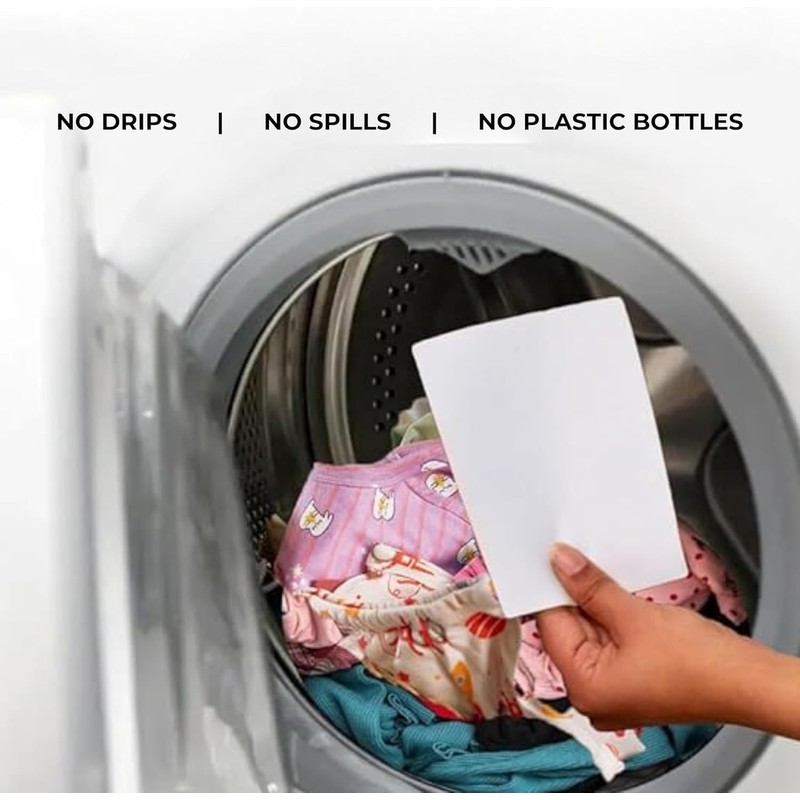 Laundry Detergent Sheets – Cold Water Powerful Clean, Gentle on