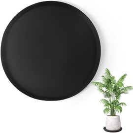 Kalolary 20 Inch Plant Saucer for Potted Plant Silicone Plant Trays Plant Saucer Growing Tray Heavy Sturdy Silicone Plant Drainage Saucers Plant Drip Trays for Pots Seed Starter Growing Trays