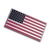 Patriot Accessories Red and Blue American Flag Metal Decal Auto