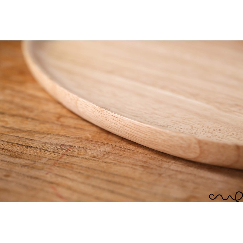 redchocol8® Handcrafted Triangle Wooden Tray Egg Shaped Plate Dish Gift