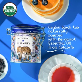 Pantenger Earl Grey Tea Loose Leaf. Organic Tea (3.5 Oz). Pantenger Earl Grey Tea is a Blend of Bergamot Essential Oil And Ceylon Black Tea Leaves.