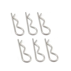 Horquillas de acero inoxidable con resorte en forma de R para el cabello, horquillas para el pelo, pasador para el pelo, pasador para el pelo, 6 paquetes