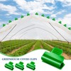40 Pieces Greenhouse Clamps Film Row Cover Netting Tunnel Hoop