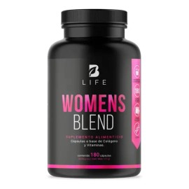Multivitaminico De Mujer 180 Cápsulas Vitaminas Mujer B Life Sabor Sin sabor                                                                          