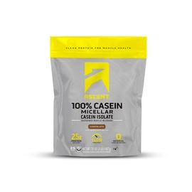 Ascent Casein Protein Powder - 25g Micellar Casein Powder with Zero Artificial Flavors & Sweeteners, Gluten-Free, No Added Sugar, 4.9g BCAA, 2.2g Leucine - Chocolate, 2 Pounds