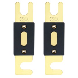 Heschen ANL Fuse ANL-350 350 Amp for Car Vehicle Audio System Leaf Gold Tone & Black Pack of 2