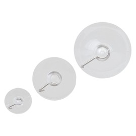 VFM e-Store - Christmas Suction hooks Xmas Accessory X 8 Stocking Filler Xmas Present Celebration Festive Winter Ornaments - 22cm x 15cm x 2.6cm White