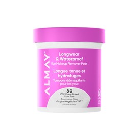 Almay Pads desmaquillantes de ojos biodegradables longwear 80 piezas