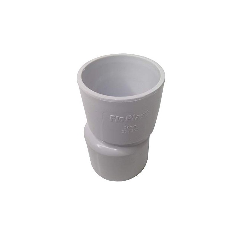 Solvent Weld White 40mm (43mm) x 32mm (36mm) Eccentric Waste