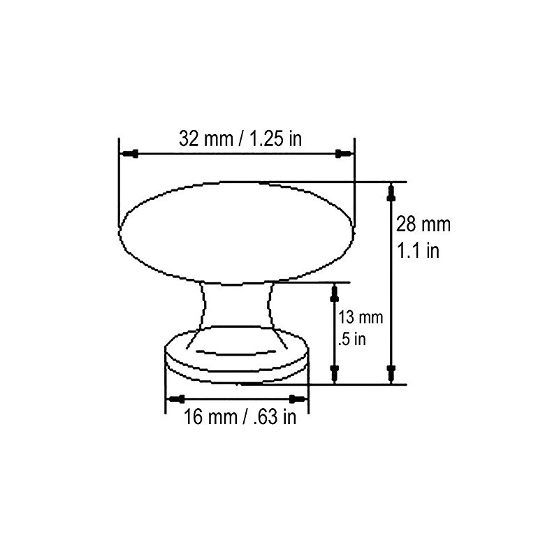 10 Pack Satin Nickel Leaf 1-1/4" (32mm) Diameter Kitchen Cabinet