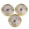 LIN 3 in 1 기압계 온도계 습도계 72mm 월마운트 임베디드