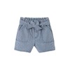 Vertbaudet Mädchen Paperbag-Shorts mit Streifen blau gestreift 116