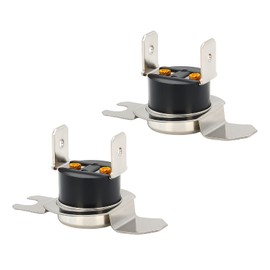 Powswopx WE4M137 Thermostat Hi-Limit for GE Dryer, Temperature Control up to L315-65F, Compatible with Models BWXR473ET, DBB3300EA, DBLR333EE Series - 2 Pack