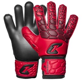 CATCH & KEEP Fly Kids Goalkeeper Gloves - Premium Football Gloves for Kids with Strong, Durable Dragon Grip - Perfect Fit for Boys Goalkeepers, Extra Protection & Easy to Put On